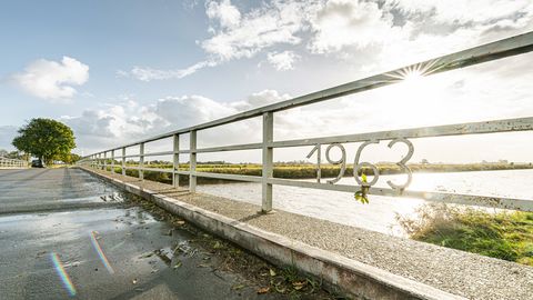 Brücke über das Wangermeer im Wangerland