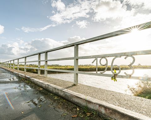Brücke über das Wangermeer im Wangerland