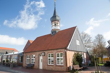 Außenaufnahme des Muschelmuseums in Hooksiel