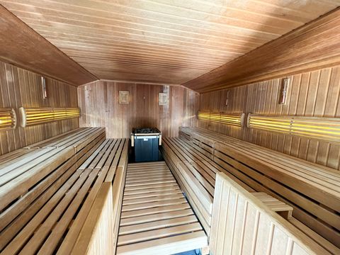 Innenansicht der Aufgusssauna