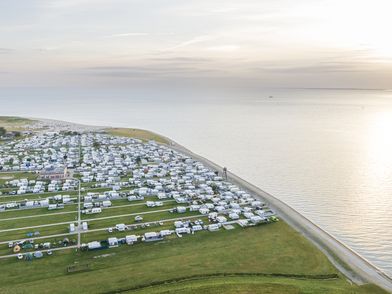 Nordsee-Campingplatz Schillig aus der Luft